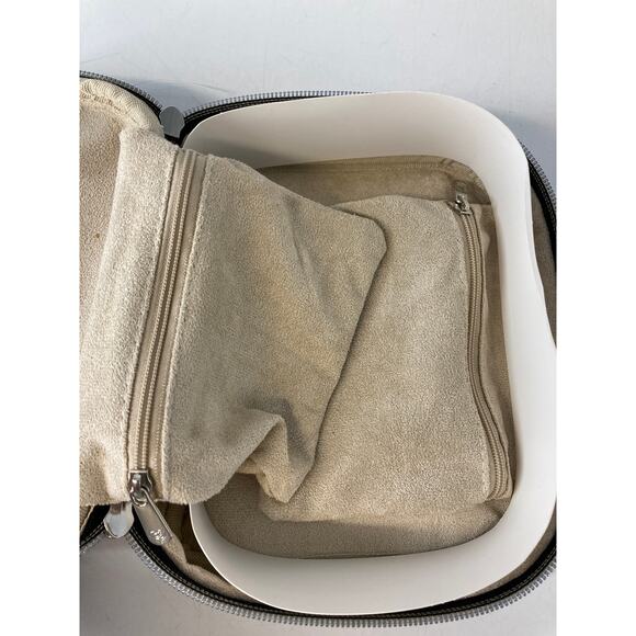 BRIGHTON NWT BLACK RED CANVAS HEART PRINT TRAVEL JEWLERY BOX - Picture 11 of 16